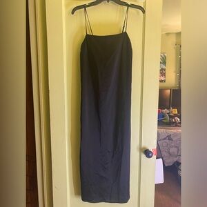 H&M Satin Slip Women’s Dress | Wedding Guest Dress | Casual Formal Dress Midi